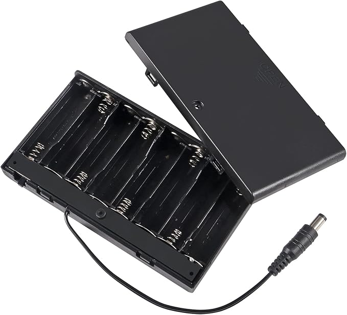 2Pcs 8 Slots AA Battery Holder Case Box 8 x 12V Battery Storage Box Battery - Image 7