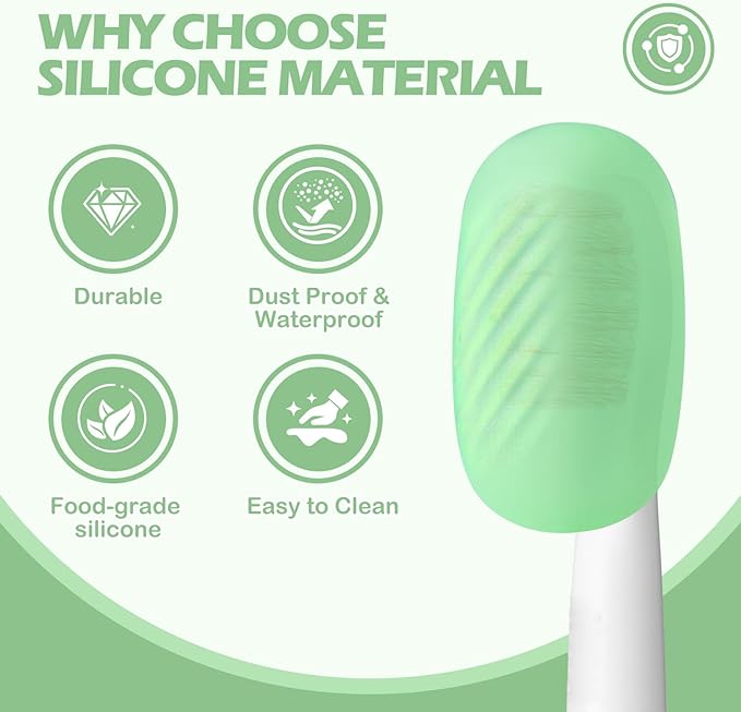 6 Pack Toothbrush Covers, Tooth Brush Cover Cap - Image 3