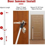 SECURITYMAN 3-in-1 Door Security Bar & Sliding Patio Door Security Bar via - Image 8