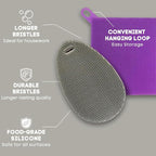 Silicone Dish Sponge Dish Scrubber - Image 3