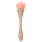 WOKOTO 1pcs Gold Rhinestone Nail Dust Brushes by WOKOTO