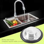 2 PCS Stainless Steel Kitchen Sink Stopper, Large Wide Rim 3.38" Diameter - Image 5