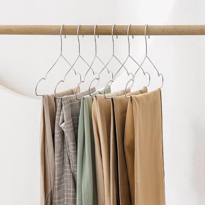 TIMMY Wire Hangers 30 Pack Stainless Steel Strong Metal Wire Hangers Clothes - Image 7