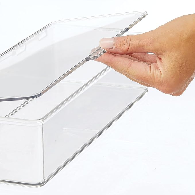 mDesign Office Supplies Desk Organizer Box - Image 4