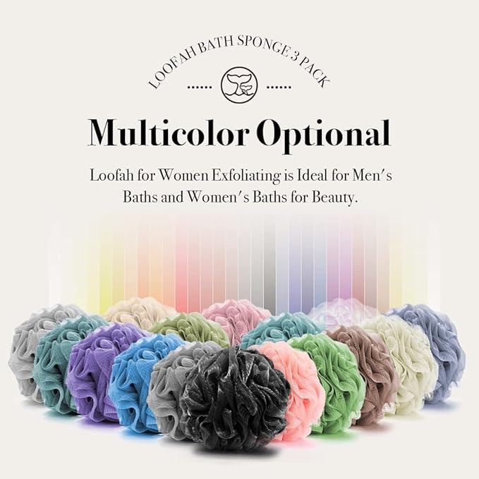 WhaleLife Loofah Bath Sponges - Image 7
