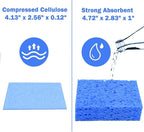 YoleShy 72 Pack Sponges Kitchen Natural Compressed Cellulose Sponges Bulk Non - Image 2