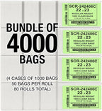 Aluf Plastics 6-8 Gallon Trash Bags Source Reduction Series Value High Density - Image 7