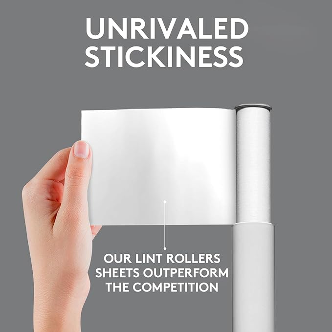 Flint Classic White Retractable Mini Lint Roller - Image 3