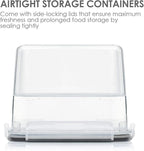 Vtopmart Food Storage Containers 3.3 quart / 3.6L, 4 Pieces BPA Free Plastic - Image 7