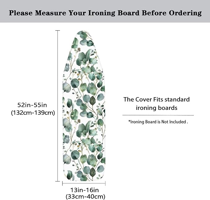 ZDCUSTOM Green Leaf Ironing Board Cover - Image 5