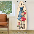 Nuxovilar Vintage Sewing Elements Ironing Board Cover& Floral Design, This - Image 2