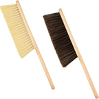 Wooden Bench Brush with Soft Bristles – 2 Pack Wide Table & Counter Dusting by Unknown