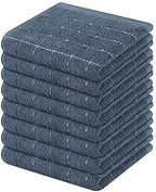 Mordimy 100% Cotton Terry Cloth Dish Cloths, Soft and Absorbent Checkered Dish - Image 2