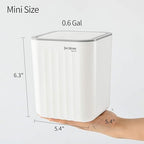SUBEKYU 0.6 Gal Mini Desktop Trash Can - Image 2