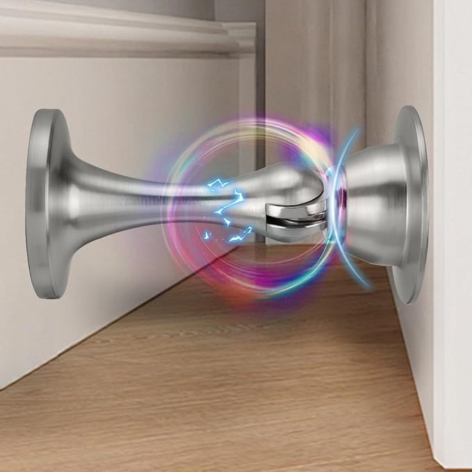 Bak Bo 2 Pack Magnetic Door Stopper, Strong Magnetic Door Holder Keep Door Open by BakBoHardware