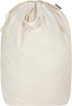 Canvas Laundry Bags with Handles & Square Base 16"Lx16"W x27.6"H, Extra Large by CALACH