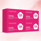 FACEMADE 480 Count Disposable Face Towels, 100% USDA Biobased Face Towelettes by FACEMADE