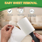 Lint Roller Pet Hair Value Pack of 250 Sheets, Extra Sticky Lint Remover - Image 4