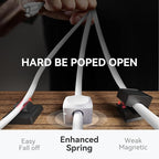 Rotatable Cord Organizer, Enhanced Spring Cable Clips, Strong Adhesive Cable - Image 6