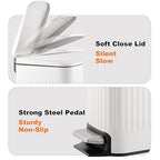 Bathroom Trash Can with Toilet Brush - Image 7