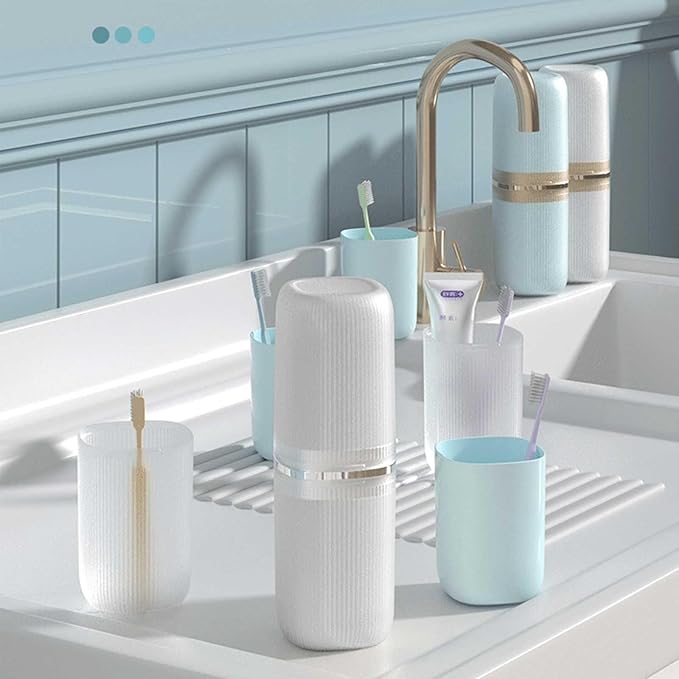 Toothbrush Travel Case Portable Travel Toothbrush Holder, Large Travel - Image 3