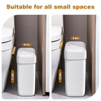 JOYBOS 2 Pack Bathroom Trash Can - Image 2
