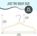 25 Premium Kids Velvet Hangers - Image 2