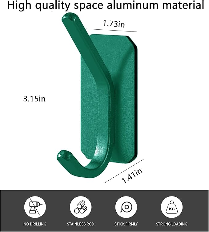 Paoli Heavy Duty Adhesive Wall Hooks - Image 2