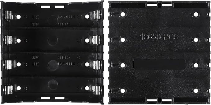 6pcs 18650 Battery Case Holder 4 Slots X 3.7V 18650 Battery Storage Box - Image 2