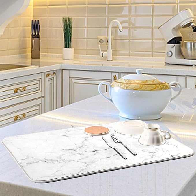 Absorbent Dish Drying Mat for Kitchen Counter - Image 6