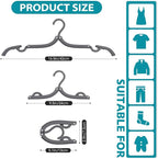 30 Pcs Travel Hangers Portable Foldable Travel Hanger Organizer, Plastic Cruise - Image 2