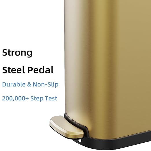 2.6 Gallon Slim Bathroom Trash Can - Image 7