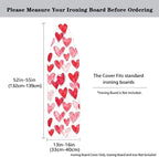 Love Red Heart Ironing Board Cover 15″x54″ Valentines Day Ironing Pad Covers - Image 5