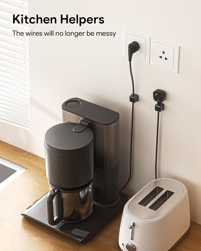 8 Pack Cord Organizer Holder, Costop Strong Adhesive Desk Cable Management - Image 7