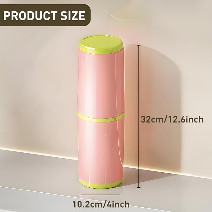 Toothbrush Cup with Cover – Leak-Proof Seal, Large Capacity - Image 7