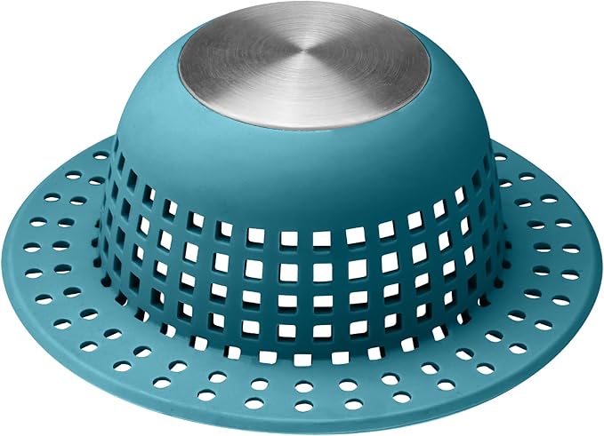 Shower Drain Hair Catcher Bathtub Drain Cover Shower Protector by SayGoodbyetoHairClogging