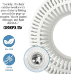 Hair Catcher for Shower Drain & Bathtub – TubRing Pop-Up Drain Protector & - Image 2