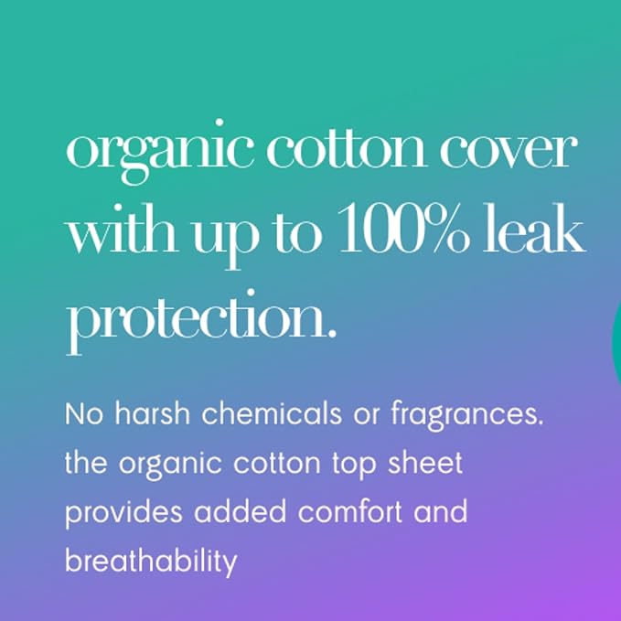 Organic Cotton Cover Tween & Teen Period Pads | Ultra Thin Pads - Image 7
