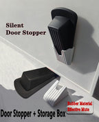 Door Stop, Door Stopper, Doorstopper, 4 Pack Rubber Door Stopper, Sturdy Non - Image 4