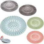 5 Pack Hair Catcher Durable Silicone Hair Stopper Shower Drain Covers by Arcimatto