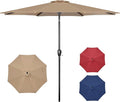 Simple Deluxe 9' Patio Umbrella Outdoor Table Market Yard Umbrella with Push Button Tilt/Crank by SimpleDeluxe