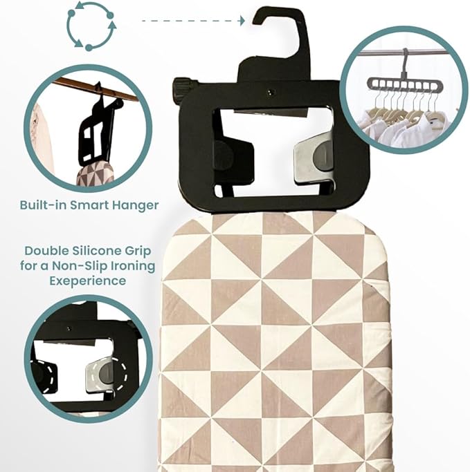 Compact Ironing Board Foldable | Hanging Iron Board - Image 4
