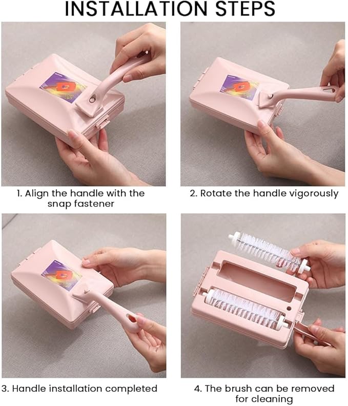 Carpet Debris Brush, Plastic Handheld Cleaning Brush Multi-Functional Handheld - Image 6