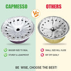 CAPMESSO Aluminum Foils Lids to Reuse Vertuoline Capsules Coffee Pods Compatible - Image 4