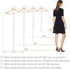 Clear Garment Bags for Hanging Clothes Travel Clothes Storage Bags Closet Cover - Image 2