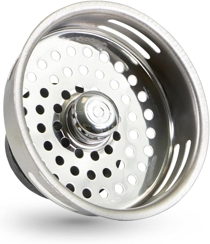 Highcraft 9843 Stainless Steel Kitchen Sink Strainer Basket-Replacement by Highcraft