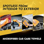 HOMEXCEL Yellow Microfiber Cleaning Cloths 12 Pack, 12.5 x 12.5 inch Microfiber - Image 6