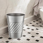 Monarch Abode Metal Bathroom Trash Can – Waste Basket - Image 5
