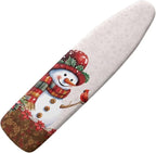 Robin Snowman Ironing Board Cover Standard Size Christmas Iron Board Cover by KUIFORTI