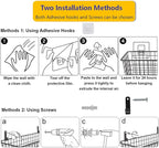 Joben Oligey 3 Set Hanging Wall Baskets, Wire Basket - Image 6